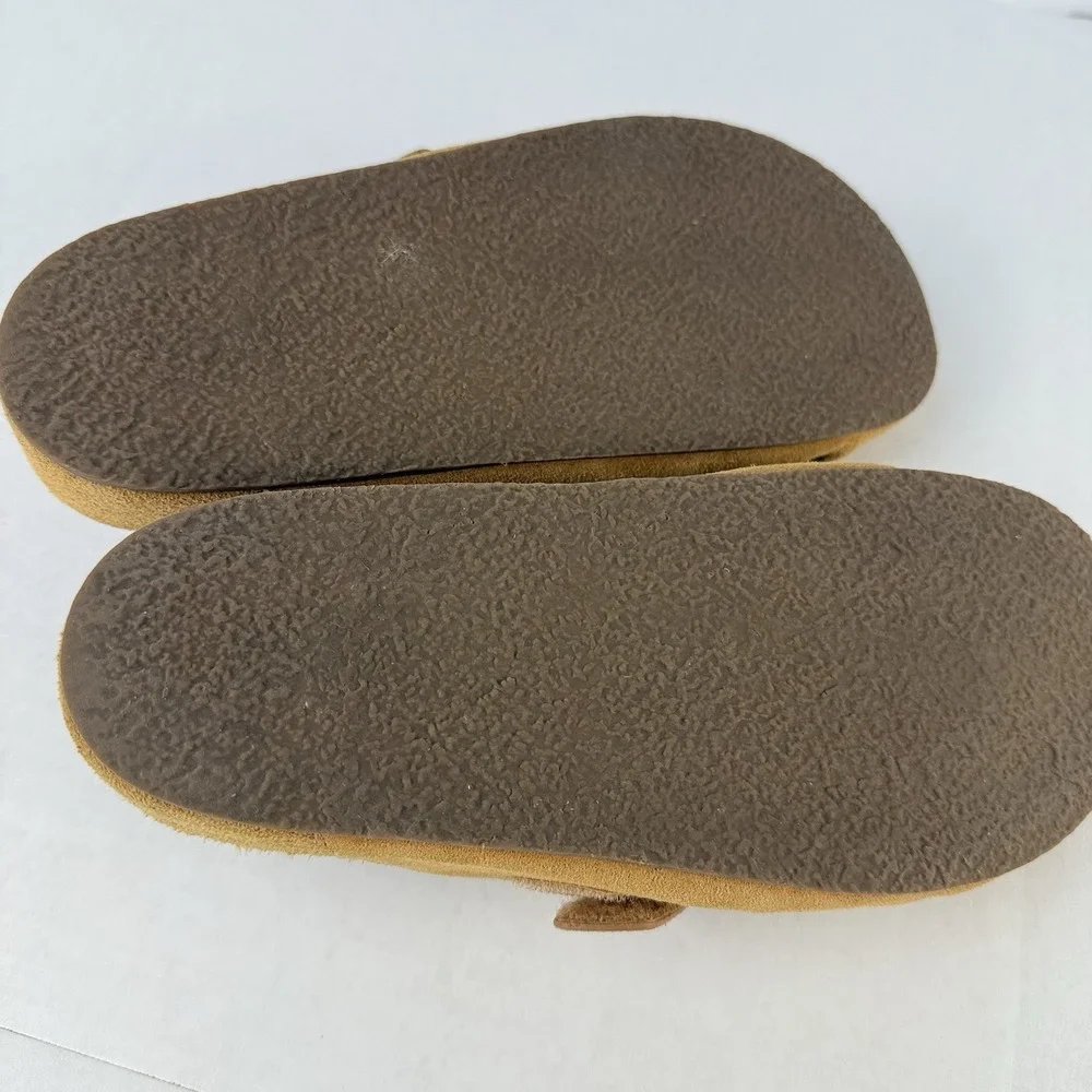 Xirena Suede Beaded Moc Mule Womens 36 Tan Slip-On Comfort Shoe $285 - Picture 6 of 10